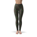 Stoner Bong & Grinder Micro Pattern Leggings