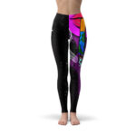 Celestial Girl Smoking Spliff Cool Yoga Pants