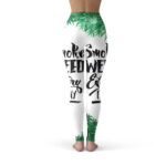 Smoke Weed Everyday Dope White Yoga Pants