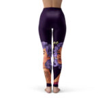 Tattooed Girl Smoking Joint Vibrant Leggings