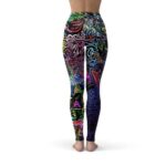Colorful Collage Psychedelic Art Yoga Pants