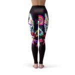 Dope Five Finger Weed Trippy Art Leggings
