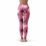 Getting High On Weed & Music Pink Leggings