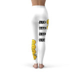 Funny Melting Smiley Getting High Yoga Pants
