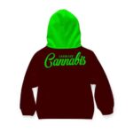 Legalize Cannabis Smoke Weed Art Dope Children Hoodie