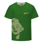 Legalize Marijuana Marilyn Monroe Smoking Dope 420 T-shirt