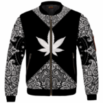 Legendary OG Kush Sativa Strain 420 Marijuana Bomber Jacket