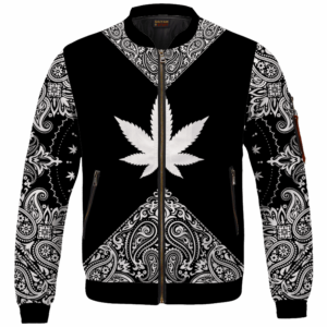 Legendary OG Kush Sativa Strain 420 Marijuana Bomber Jacket