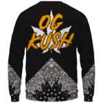 Legendary OG Kush Sativa Strain 420 Marijuana Crewneck Sweatshirt