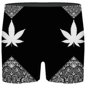 Legalize Marijuana Seamless Pattern Dope Art Men's Underwear