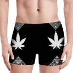 Legalize Marijuana Seamless Pattern Dope Art Men's Underwear