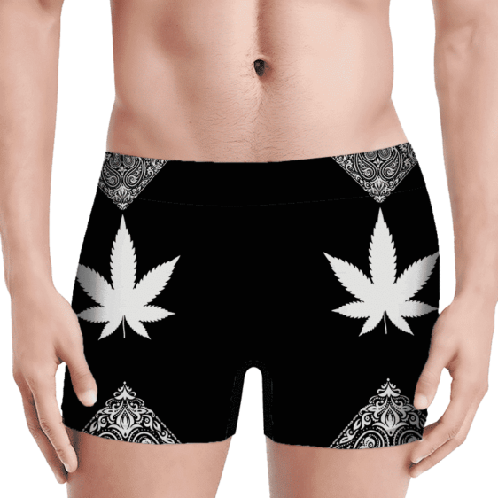 Legalize Marijuana Seamless Pattern Dope Art Men's Underwear