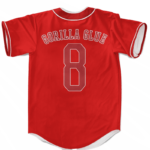 MLB Phillies Full Red Gorilla Glue 420 Cannabis Baseball Jersey