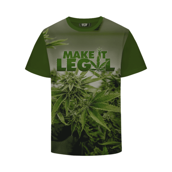 Make It Legal Marijuana Lifestyle Green 420 T-Shirt