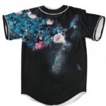 Man Smokes Weed Turns Floral Pattern 420 Kush Baseball Jersey