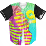 Man Smoking Blunt Hazy Effect 420 Marijuana Baseball Jersey