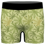 Marijuana Breezy Seamless Pattern Hemp Awesome Men's Brief