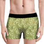 Marijuana Breezy Seamless Pattern Hemp Awesome Men's Brief