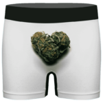 Marijuana Heart Shaped Cute And Lovely Men's Underwear