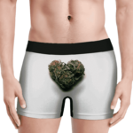 Marijuana Heart Shaped Cute And Lovely Men's Underwear