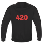 Marijuana Hemp Weed Cool Lungs 420 Awesome Hoodie - back