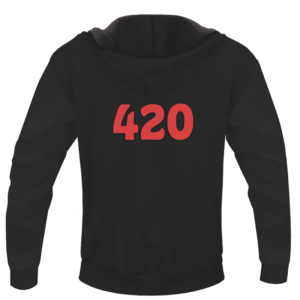Marijuana Hemp Weed Cool Lungs 420 Awesome Hoodie - back