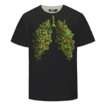 Marijuana Hemp Weed Cool Lungs 420 Awesome T-shirt