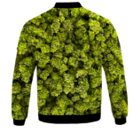 Marijuana Kush Nugs All Over Print Awesome Bomber Jacket - BACK