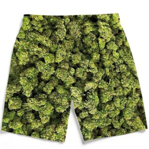 Marijuana Kush Nugs All Over Print Dope Men's Boardshorts