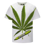 Marijuana Leaf 420 Weed Kush High Life Dope White T-shirt