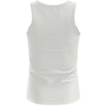 Marijuana Lungs Ganja Weed 420 Hemp White Simple Tank Top - Back
