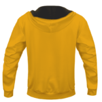 Marijuana Nike Inspired Air Jordan Sneaker Head Orange Hoodie - BACK
