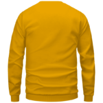 Marijuana Nike Inspired Air Jordan Sneaker Head Orange Sweater - Back Mockup