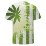 Marijuana Pot Weed Hemp Flag Green Dope Cool T-shirt