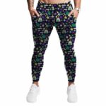 Marijuana Weed Bong Pattern Design Stylish Jogger Pants