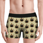 Marijuana Weed Trippy Colors Cool Awesome Seamless Men's Brief