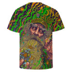 Marijuana Wizard Psychedelic Trippy Art Awesome T-shirt