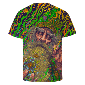 Marijuana Wizard Psychedelic Trippy Art Awesome T-shirt