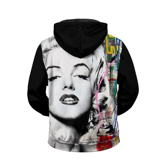 Marilyn Monroe Pop Culture Art 420 Bomb Zip Hoodie Jacket