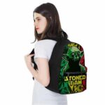 Master Yoda Stoned I Am Rastafarian Weed Background Backpack