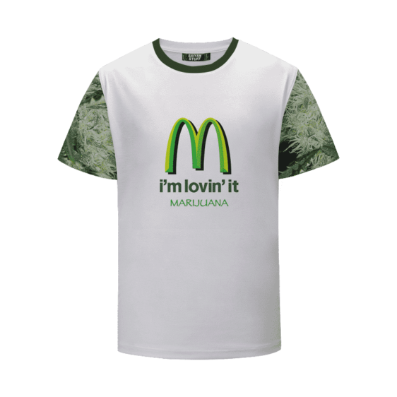 420 Mc Donalds Im Lovin it Parody Marijuana T-Shirt