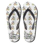 Mickey Mouse Folding a Joint Happy 420 Thong Sandals