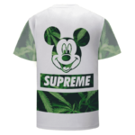 Mickey Mouse Supreme Marijuana Hemp Weed 420 T-Shirt