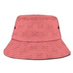 Minimalist Marijuana Weed Joint Icon Pattern Bucket Hat