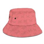 Minimalist Marijuana Weed Joint Icon Pattern Bucket Hat