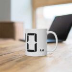 Minimalistic 420 Digital Clock Weed Time Coffee Mug