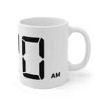 Minimalistic 420 Digital Clock Weed Time Coffee Mug