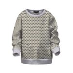 Minimalistic Feelin' Irie Pattern Weed Beige Kids Sweatshirt