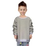 Minimalistic Feelin' Irie Pattern Weed Beige Kids Sweatshirt