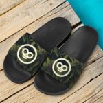Monkey 420 Marijuana Hemp Logo Green Dope Slide Footwear